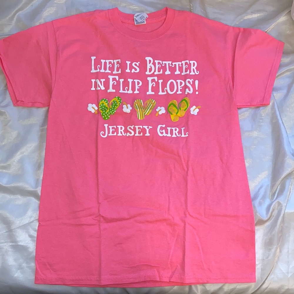 jersey girl pink tshirt